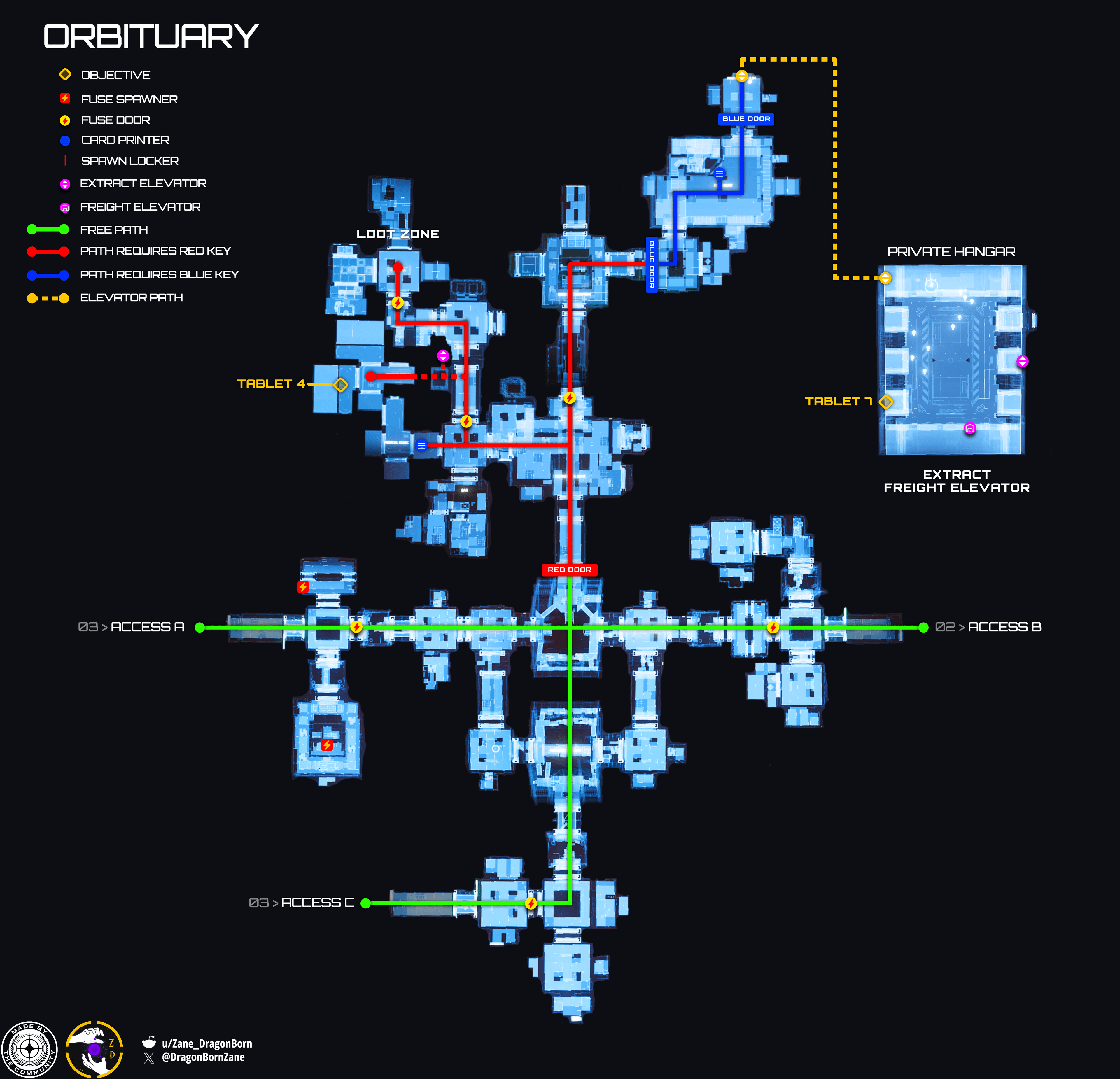 Orbituary map