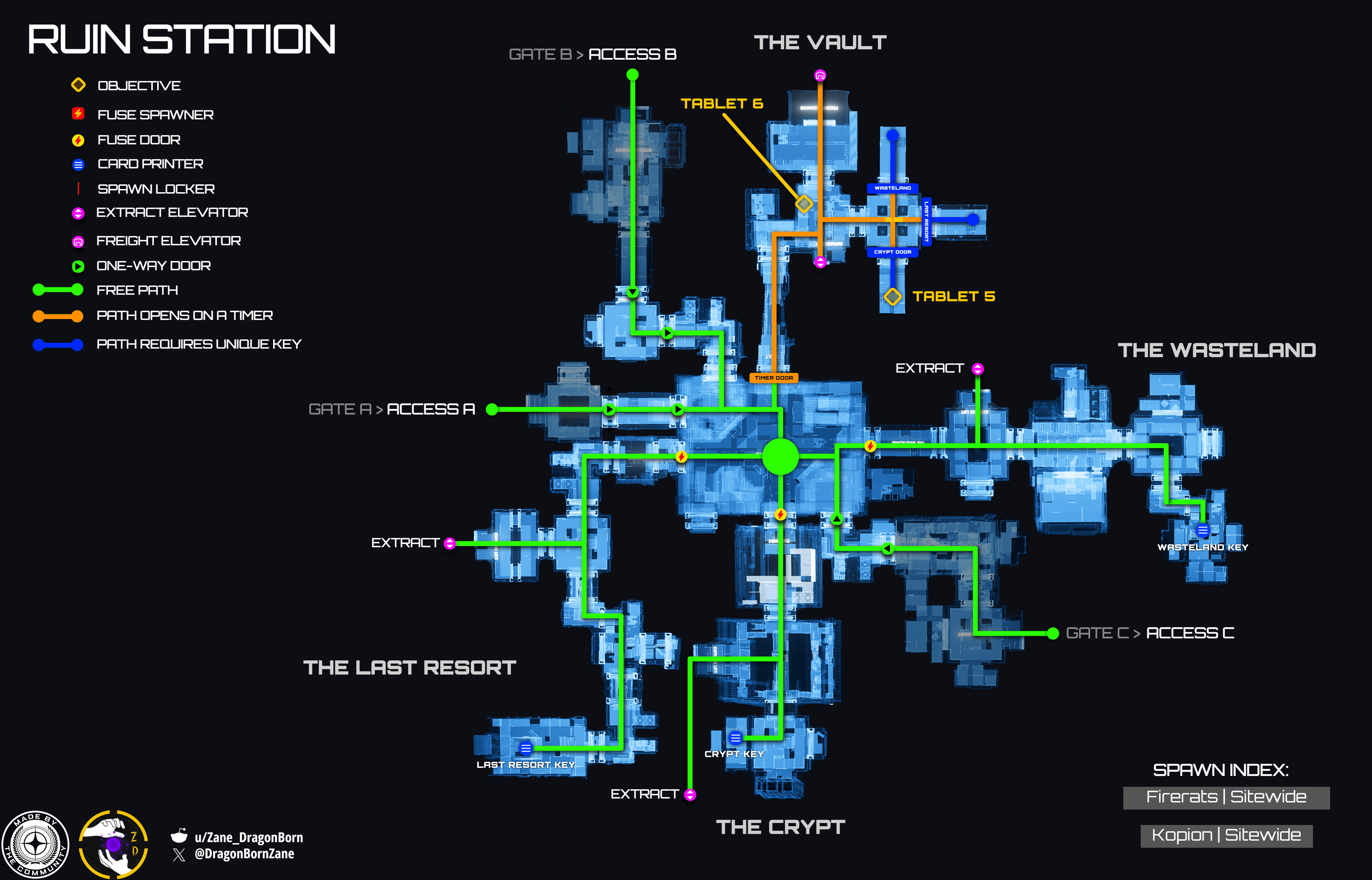 Ruin Station map
