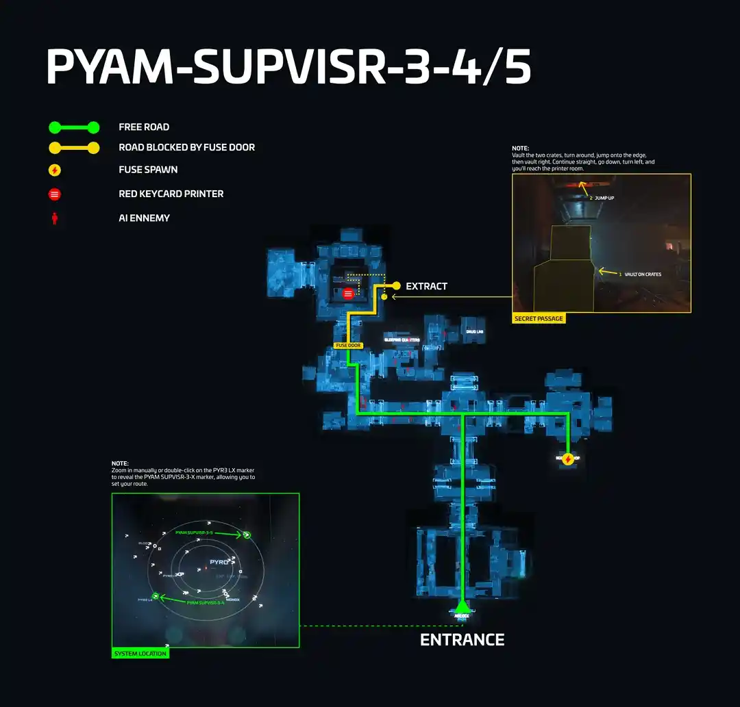 PYAM-SUPVISR-3-4/5 map